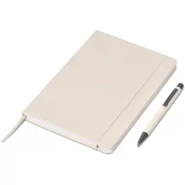 Hibiscus Notebook & Pen Set Cream